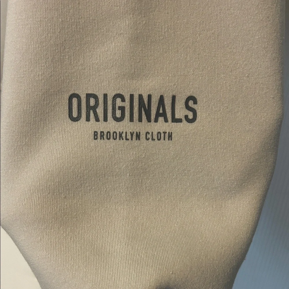 Brooklyn Cloth Men's Originals khaki Hoodie. Large - Picture 4 of 8